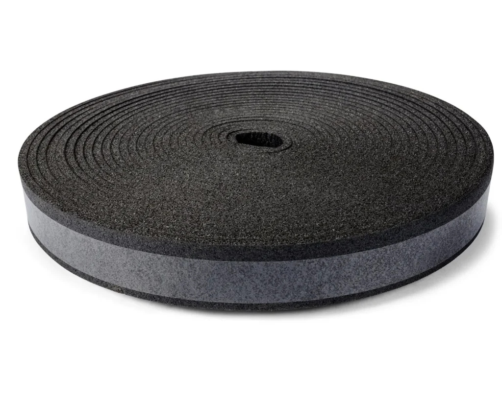 Compressible foam filler for concrete expansion